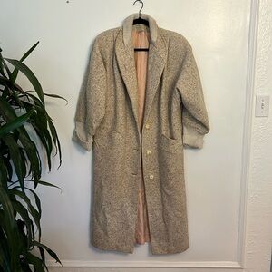 Amazing vintage long wool coat